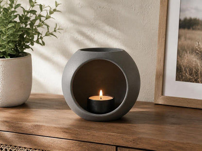 Modern Candle Holder | Minimalist Tealight Lantern Decor