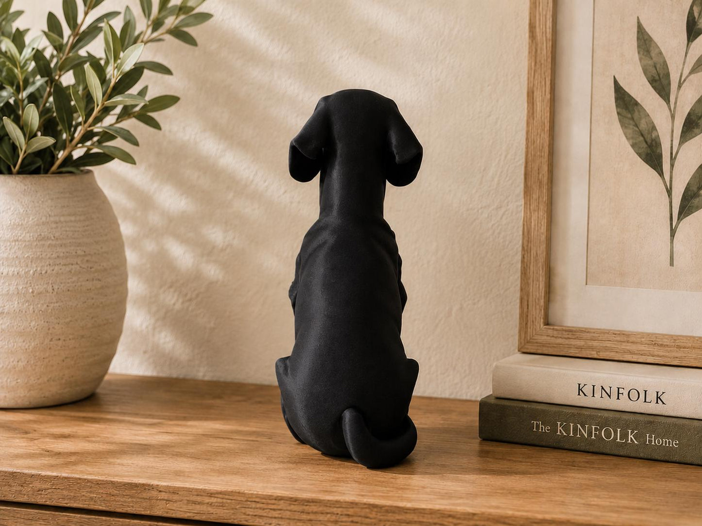 Dachshund Dog Decor | Modern Minimalist Wiener Dog Sculpture
