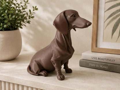 Dachshund Dog Decor | Modern Minimalist Wiener Dog Sculpture