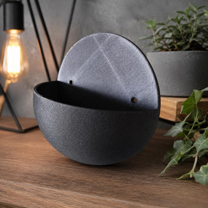 Modern Wall Planter | 3D Printed Hanging Plant Pot Decor