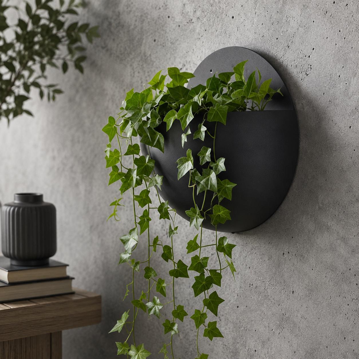 Modern Wall Planter | 3D Printed Hanging Plant Pot Decor