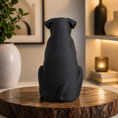 Geometric Pug Sculpture | Modern Minimalist Dog Decor