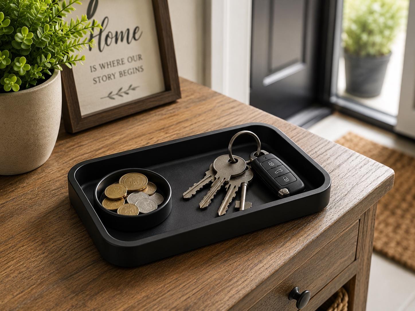 Valet Tray Organizer | Catchall Tray for Keys Wallet Watch & EDC