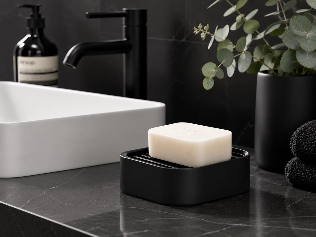 Modern Soap Dish with Drainage Tray | 3D Printed Bathroom Soap Holder