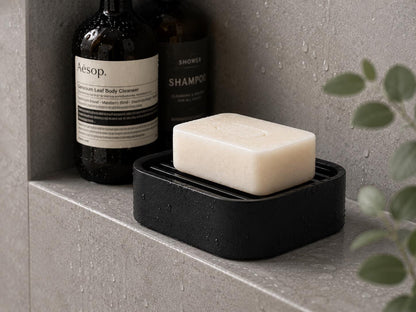 Modern Soap Dish with Drainage Tray | 3D Printed Bathroom Soap Holder