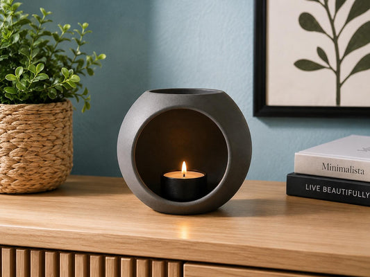 Modern Candle Holder | Minimalist Tealight Lantern Decor
