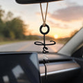 Jesus Car Charm | Christian Rearview Mirror Hanger | Faith Car Accessory