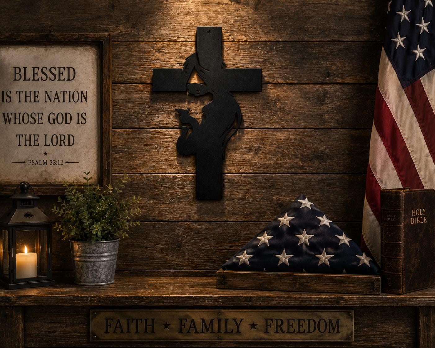 Jesus Cross Wall Decor | Christian Home Decor
