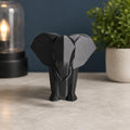 Geometric Elephant Sculpture | Modern Minimalist Elephant Decor