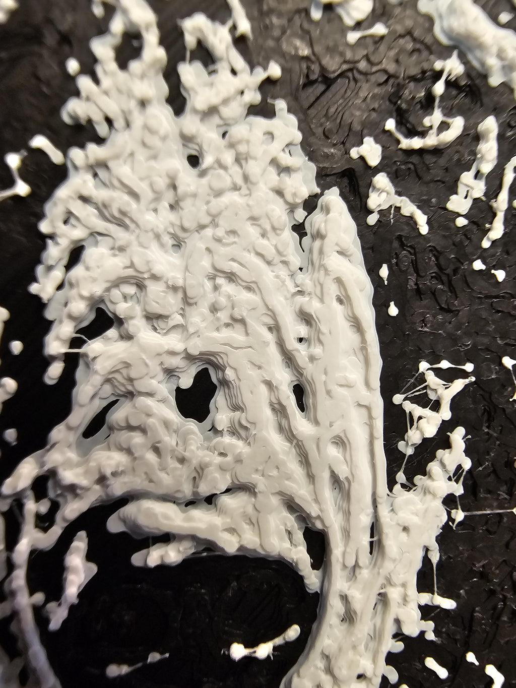 3D Printed Bear Mountain Cabin Wall Art | Wilderness Scene, Rustic Landscape Artwork