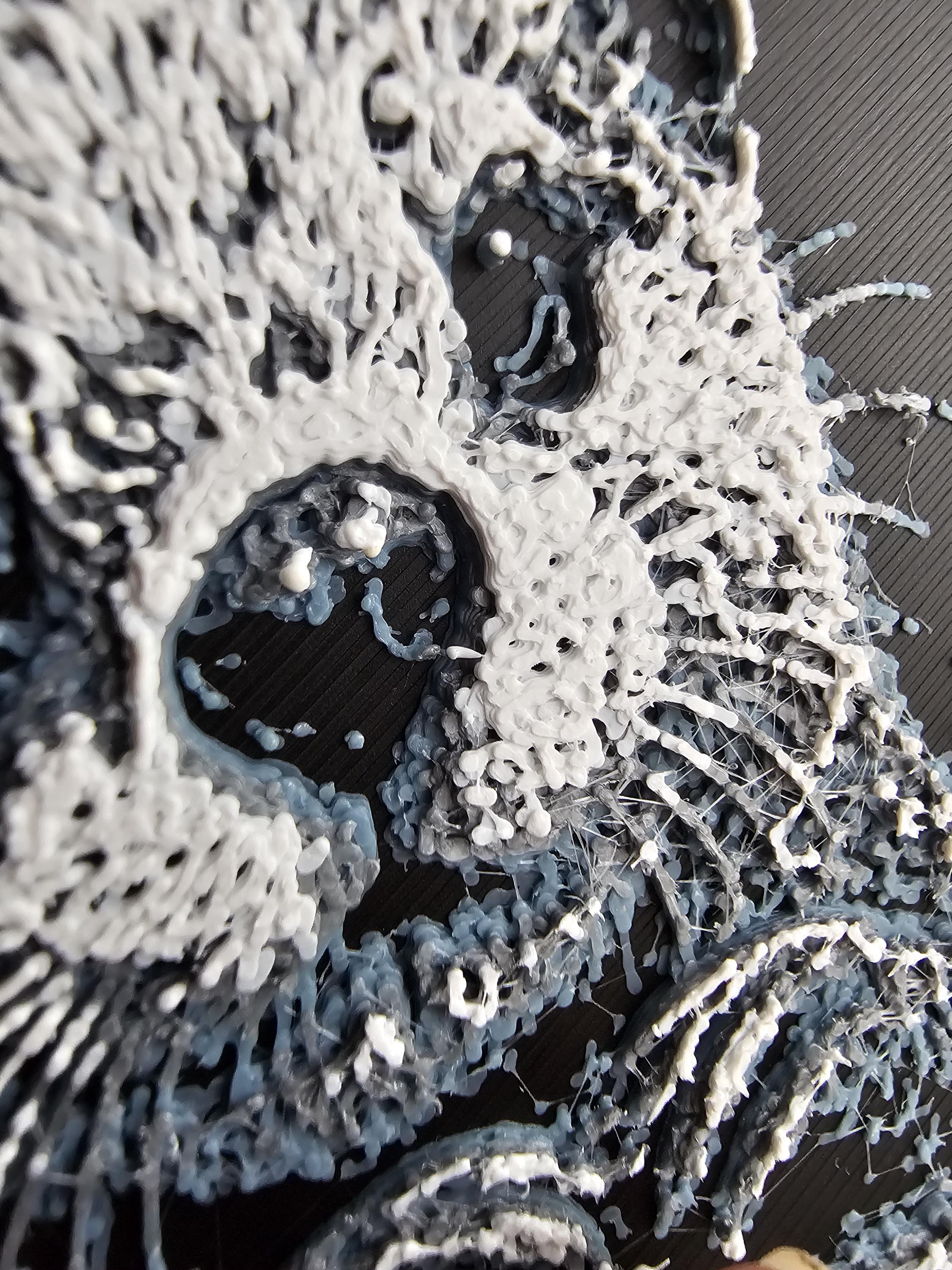 3D Printed Raised Sea Otter Wall Art | Custom Frame, Wildlife Decor