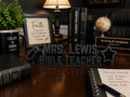 Personalized Bible Teacher Desk Name Plate | Custom Teacher Gift | Christian Classroom Decor | 3D Printed Name Sign | Sunday School Teacher