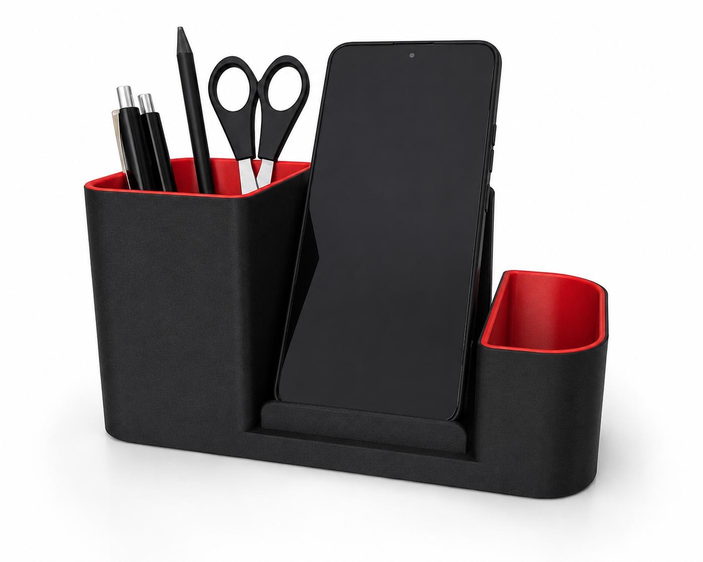 3D Printed Teacher Desk Organizer | Phone Stand, Pen Holder, Classroom Accessory
