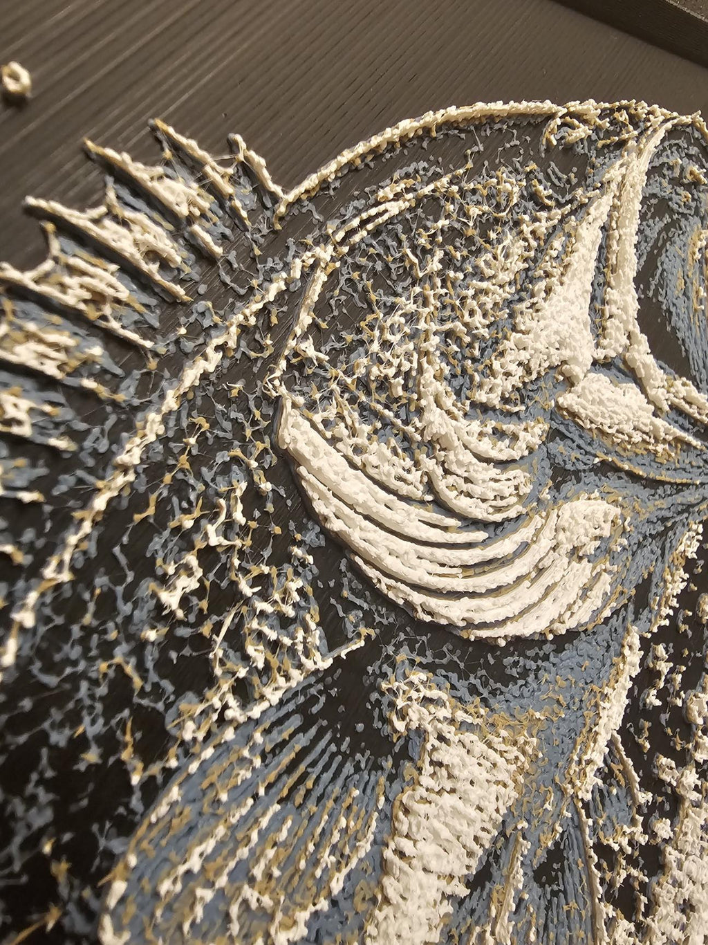 Bass Fishing Artwork | 3D Printed Largemouth Bass Wall Decor (8x8 Framed)