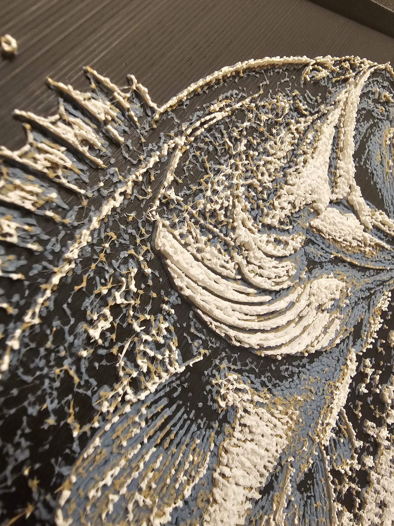 Bass Fishing Artwork | 3D Printed Largemouth Bass Wall Decor (8x8 Framed)