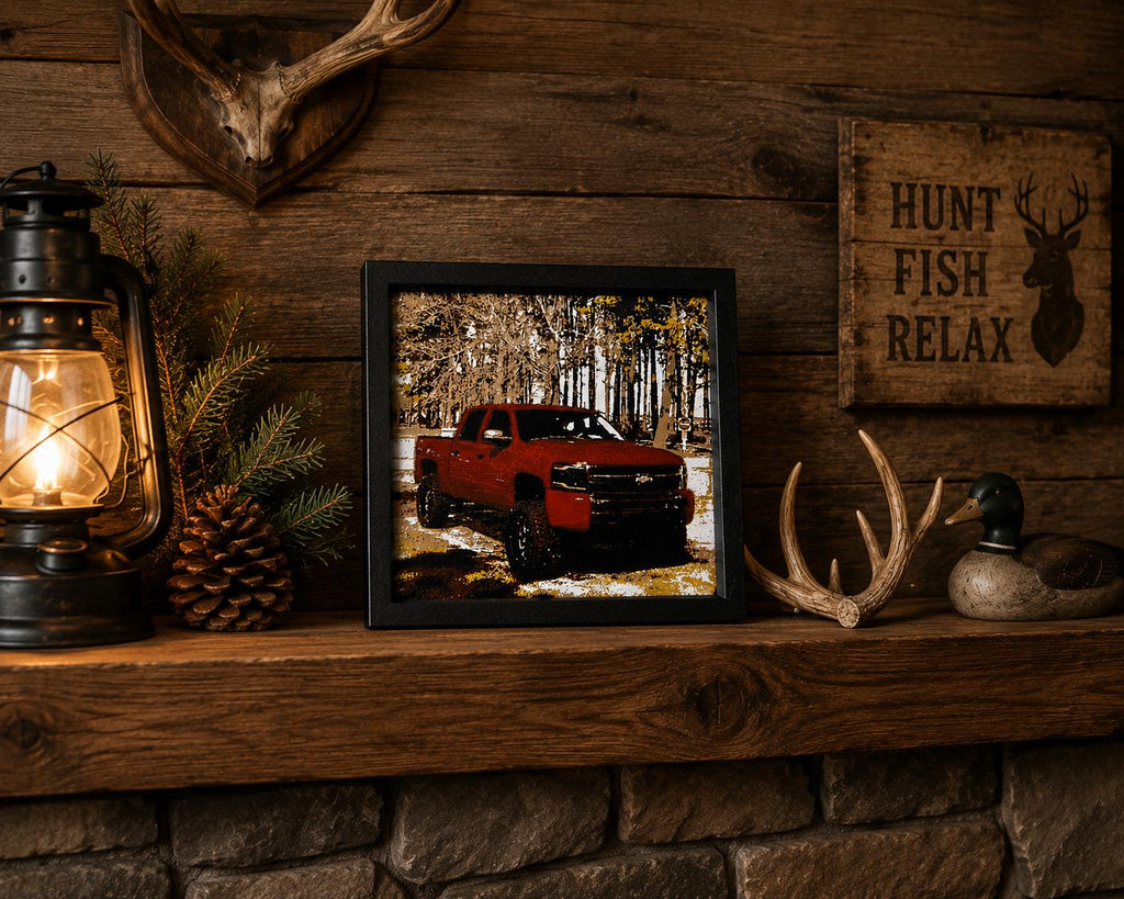 Custom 3D Printed Portrait | Faith Forge HueForge Artwork (Framed)