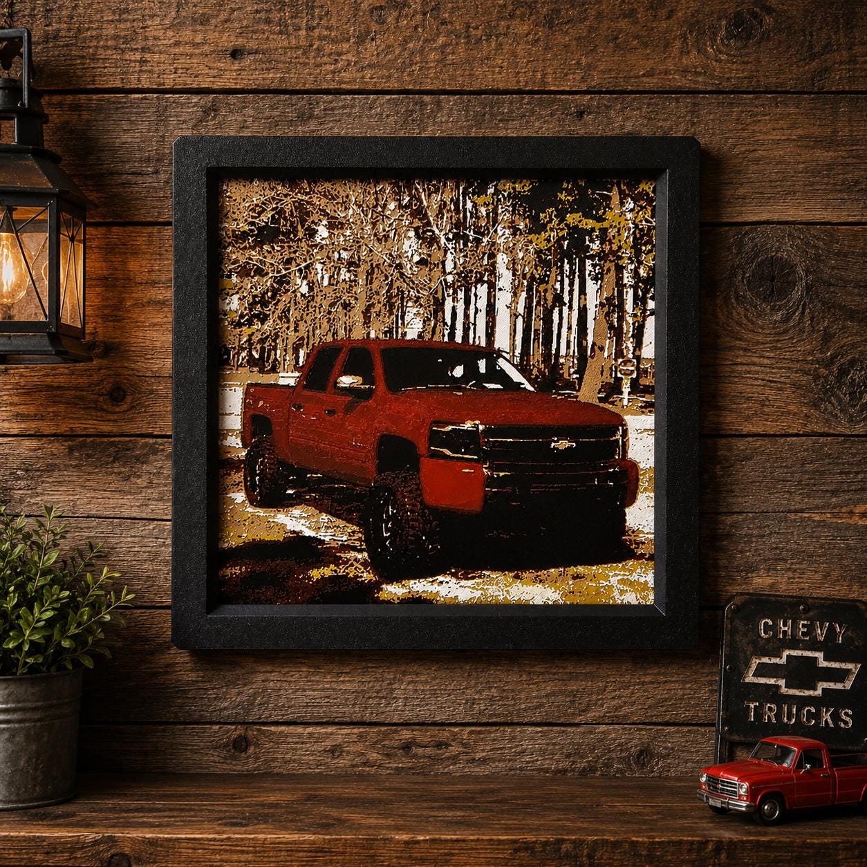 Custom 3D Printed Portrait | Faith Forge HueForge Artwork (Framed)