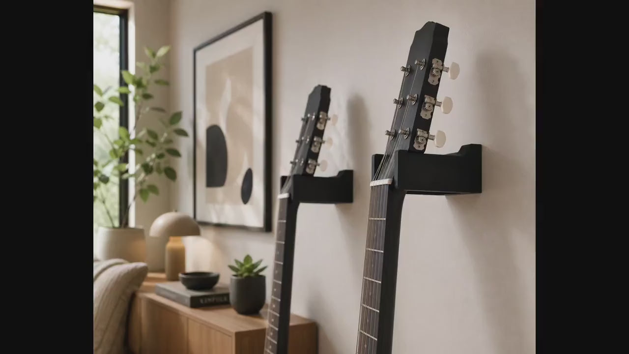Guitar Wall Mount Hanger | 3D Printed Guitar Holder