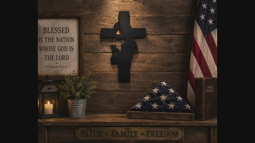 Jesus Cross Wall Decor | Christian Home Decor