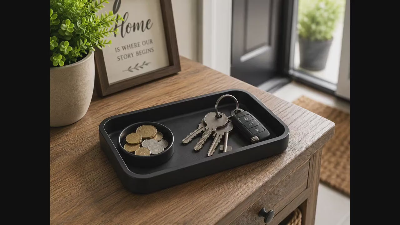 Valet Tray Organizer | Catchall Tray for Keys Wallet Watch & EDC
